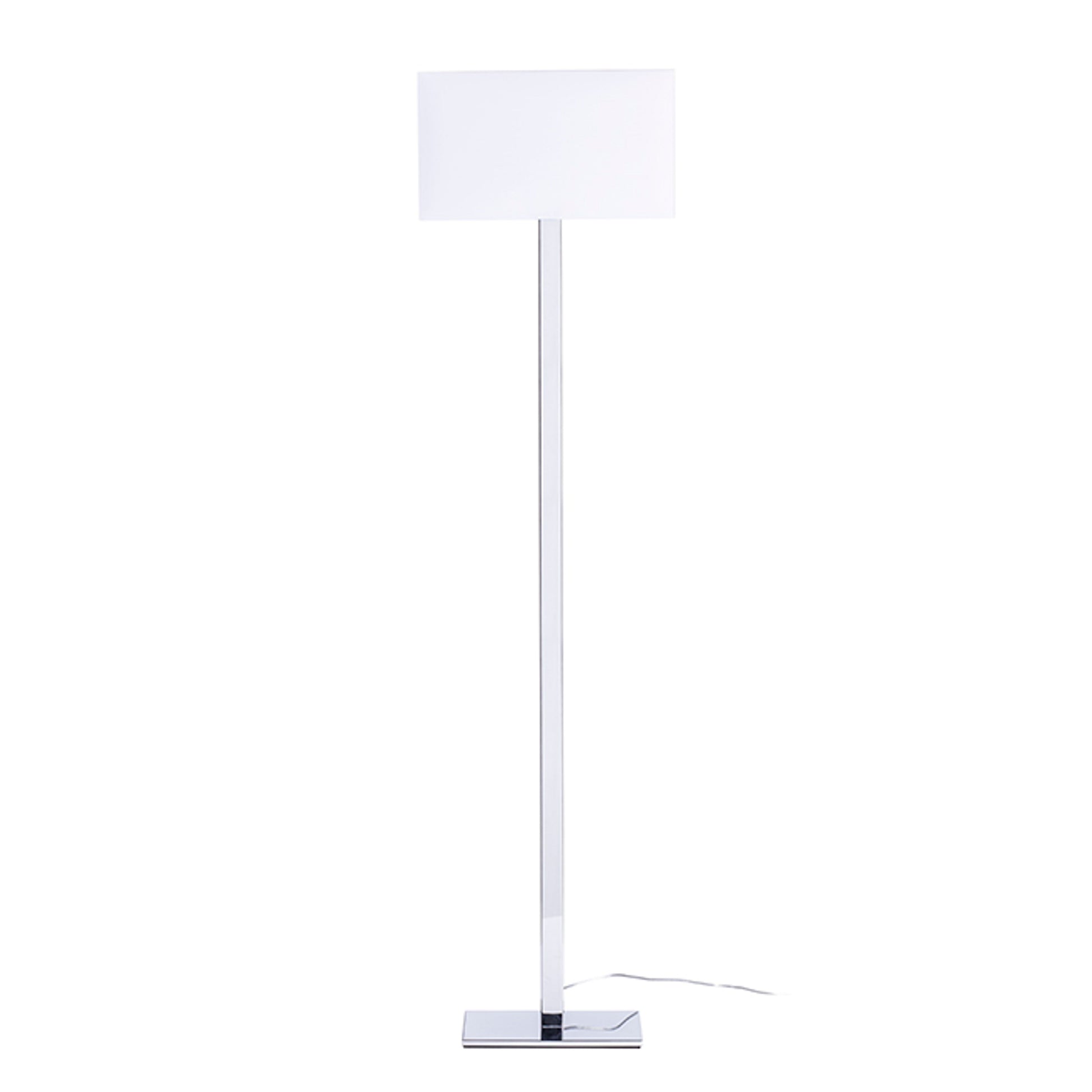 RENDL floor lamp PLAZA floor white chrome 230V LED E27 15W R11984 2