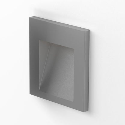 RENDL outdoor lamp TESS SQ recessed silver grey 230V LED 3W IP54 3000K R12014 5