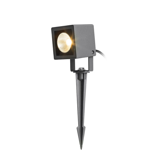 RENDL outdoor lamp BORA on spike anthracite grey  230V LED 6W 50° IP54  3000K R12025 1