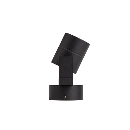 RENDL  ORIT wall black 230V LED 6W 80° IP44 3000K R12034 5