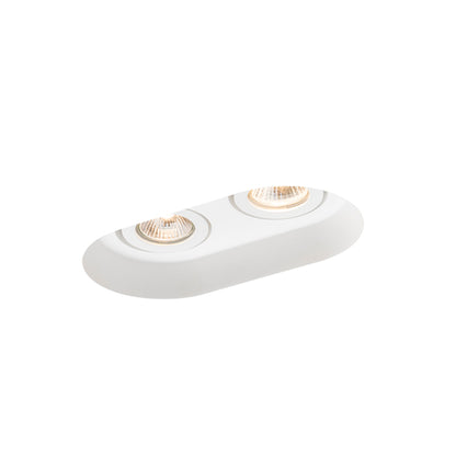 RENDL recessed light DINGO GU10 II directional  plaster 230V GU10 2x35W R12037 2