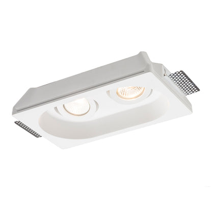 RENDL recessed light DINGO GU10 II directional  plaster 230V GU10 2x35W R12037 3
