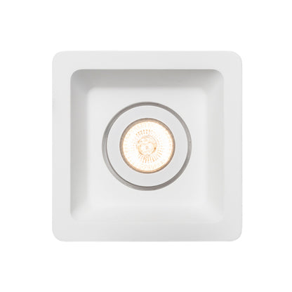 RENDL recessed light DINO SQ GU10 directional  plaster 230V GU10 35W R12038 6
