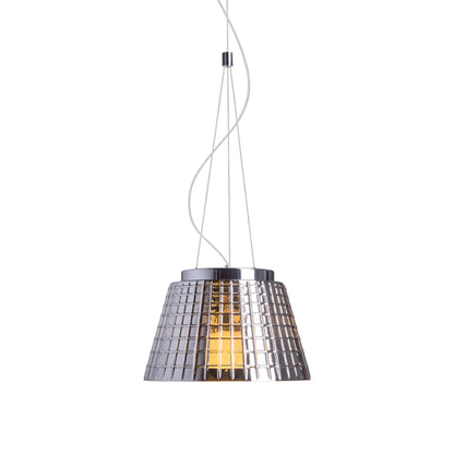 RENDL pendant lamp CORONA pendant  chrome-tinted glass 230V LED E27 15W R12055 2