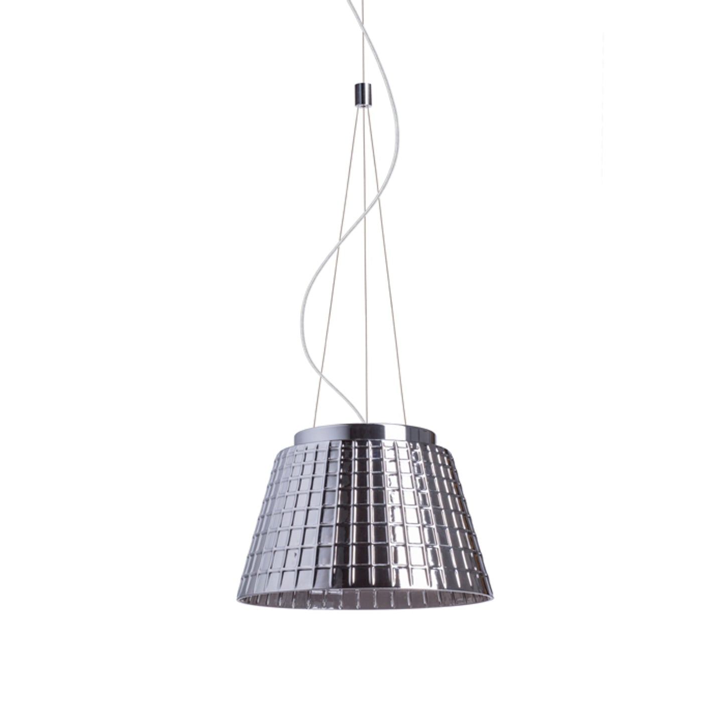 RENDL pendant lamp CORONA pendant  chrome-tinted glass 230V LED E27 15W R12055 6
