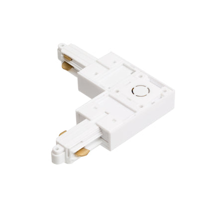 RENDL 1-circuit track system 1F L connector (inner polarity) white  230V  R12269 2