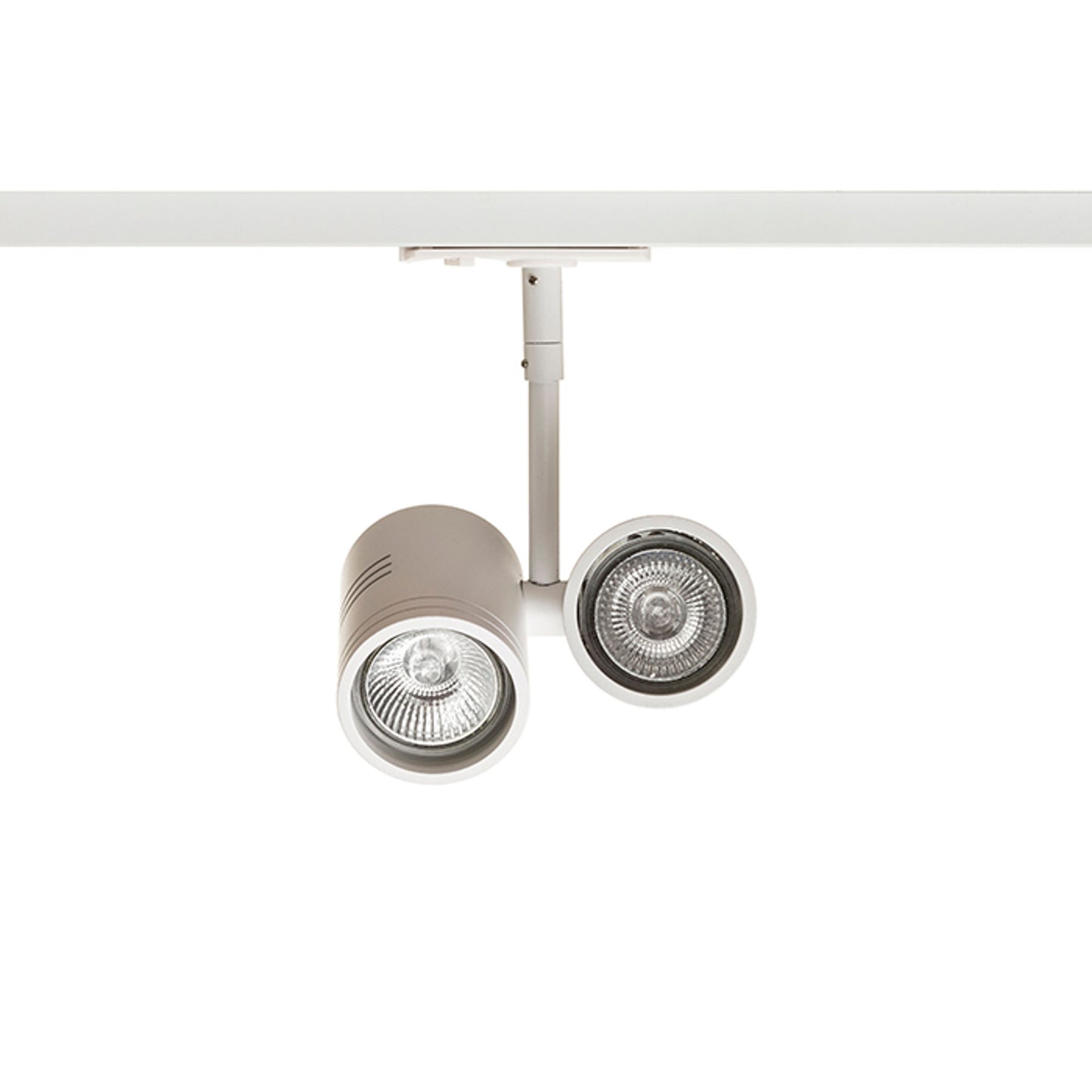 RENDL 1-circuit track system BEEBA II for 1-circuit tracks white  230V LED GU10 2x8W R12314 8