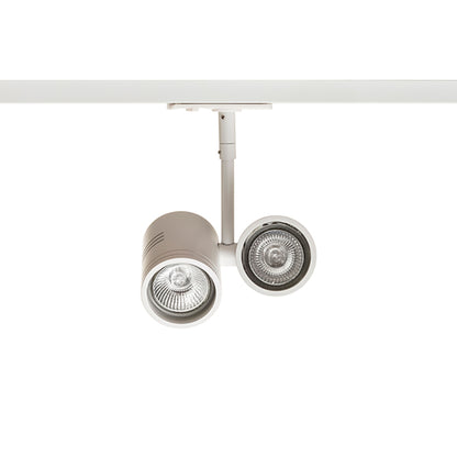 RENDL 1-circuit track system BEEBA II for 1-circuit tracks white  230V LED GU10 2x8W R12314 8