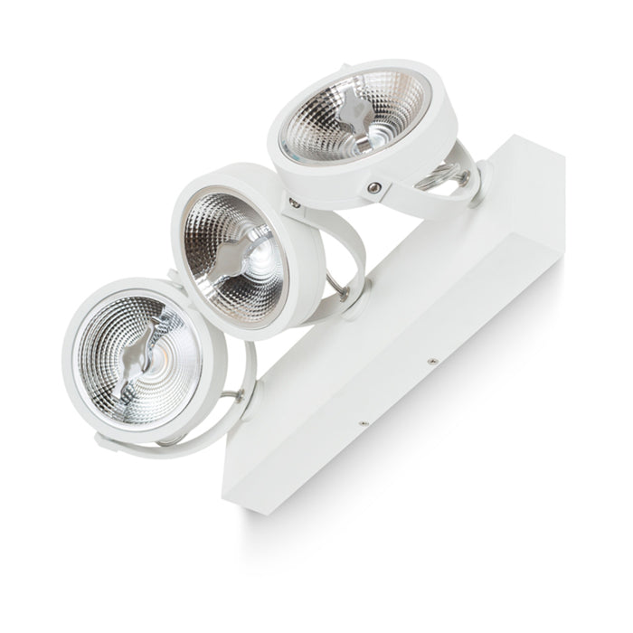 RENDL spotlight KELLY LED III wall white  230V LED 3x12W 24°  3000K R12336 2