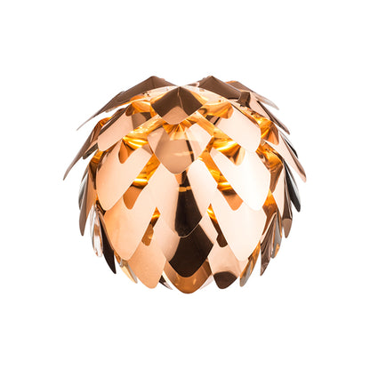 RENDL pendant lamp ENCOMBRE pendant  copper foil 230V LED E27 15W R12383 1