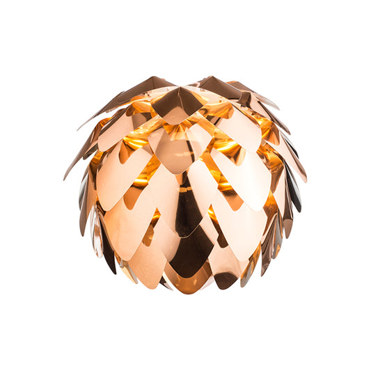RENDL pendant lamp ENCOMBRE pendant  copper foil 230V LED E27 15W R12383 1