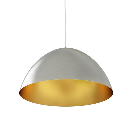 RENDL Outlet MERYLYN 48 pendant  brushed aluminum/golden colour 230V LED E27 15W R12446 1