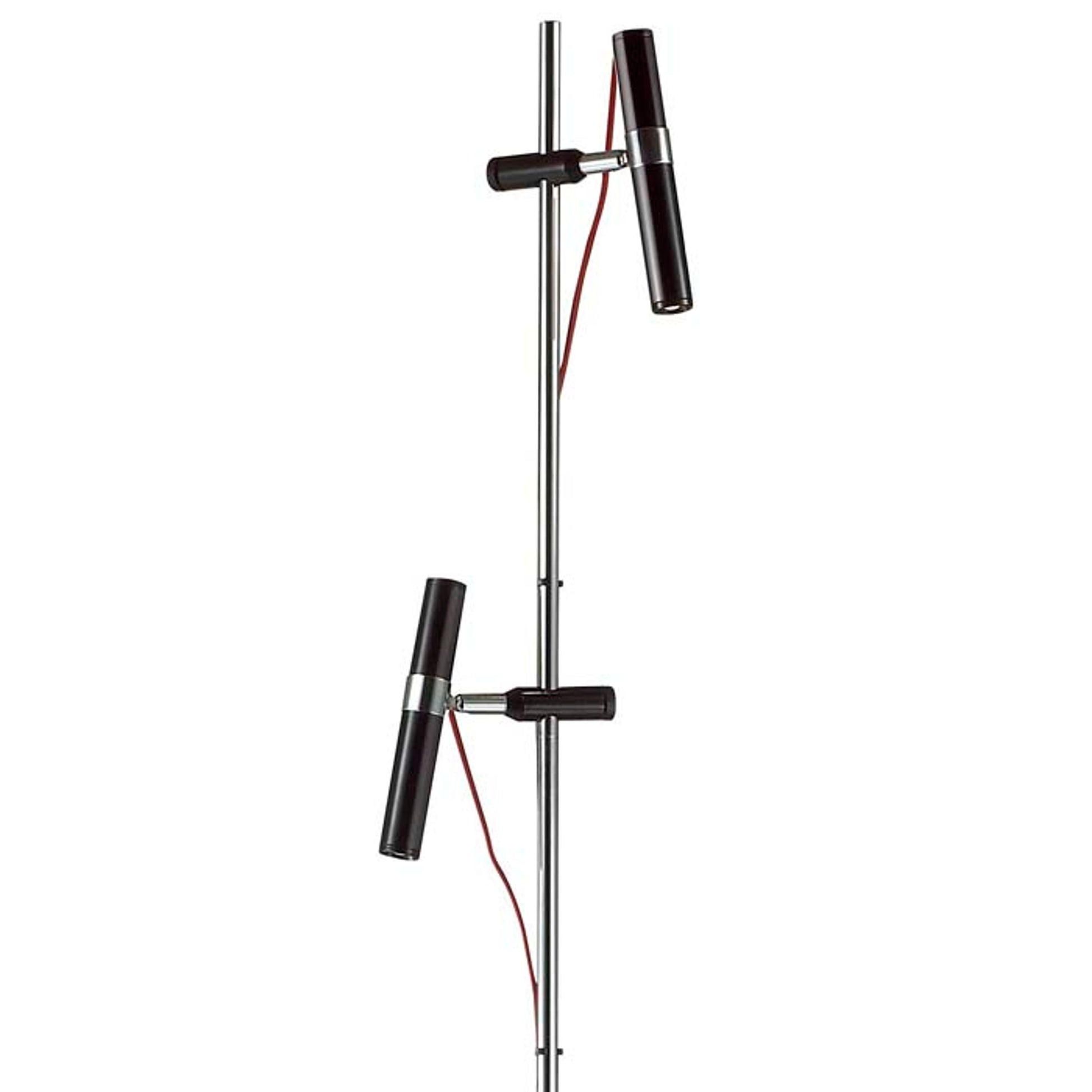 RENDL floor lamp VIPER FL  black chrome 230V LED 2x3W 60°  3000K R12463 2