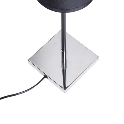 RENDL table lamp LULU table black chrome 230V LED E27 8W R12465 3