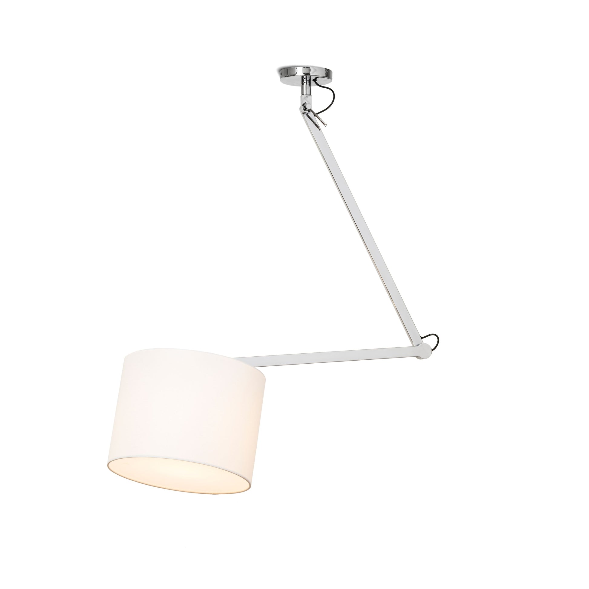 RENDL pendant lamp MADISON C ceiling white chrome 230V LED E27 15W R12479 5