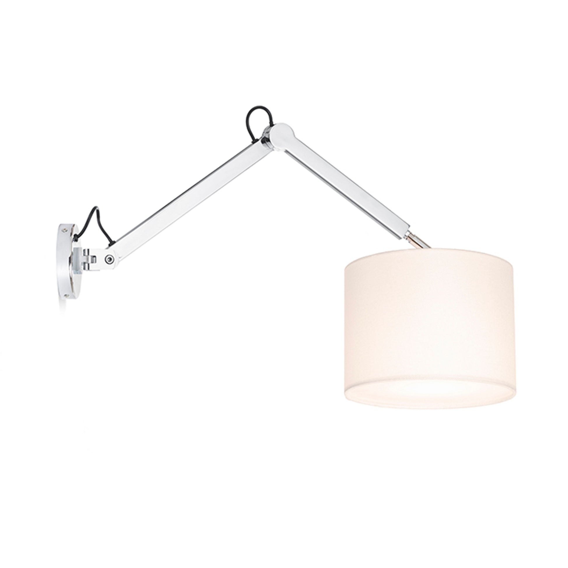 RENDL wall lamp MADISON W wall white chrome 230V LED E27 15W R12480 1