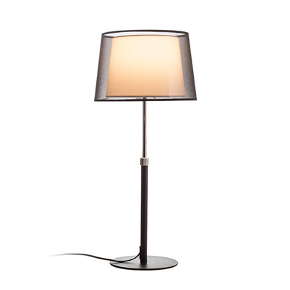 RENDL table lamp ESPLANADE table transparent black/white chrome 230V LED E27 15W R12484 11