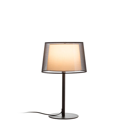 RENDL table lamp ESPLANADE table transparent black/white chrome 230V LED E27 15W R12484 8