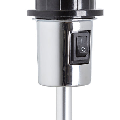 RENDL floor lamp GARDETTE floor black aluminum 230V LED E27 15W R12489 4