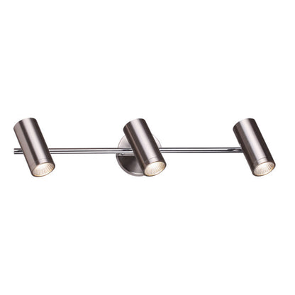 RENDL Outlet BOGARD III wall  matt nickel 230V LED 3x5W 40°  3000K R12506 1