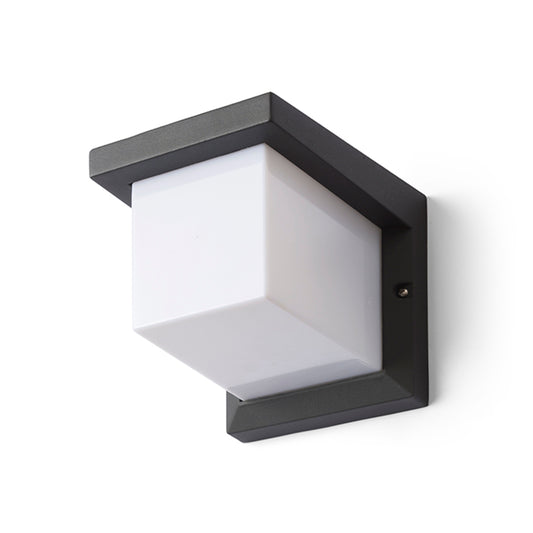 RENDL outdoor lamp HIDE SQ wall anthracite grey  230V LED E27 15W IP44 R12560 1