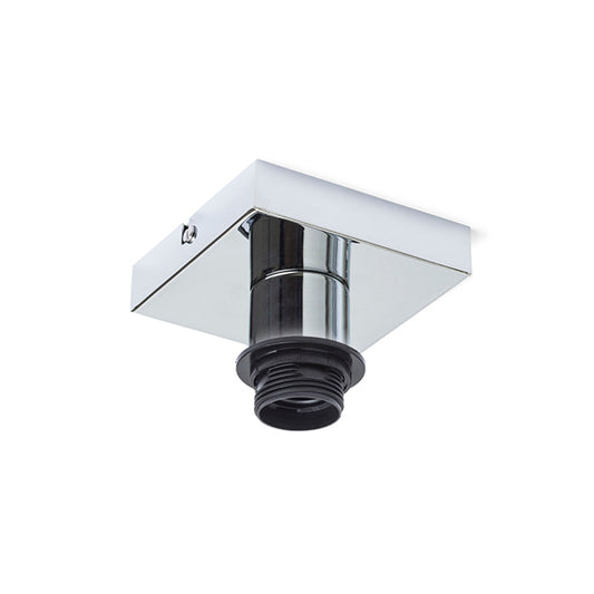 RENDL shades, shade bases, pendent sets SOLO SQ ceiling base  chrome 230V LED E27 15W R12584 1