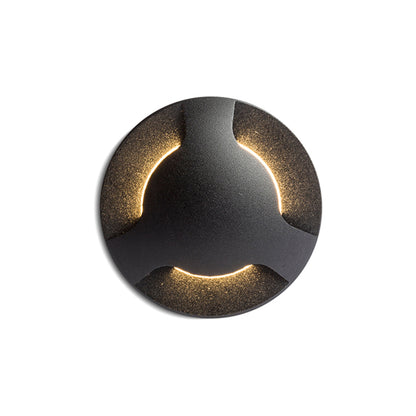 RENDL outdoor lamp KICK III recessed black 230V LED 3W IP54 3000K R12621 3