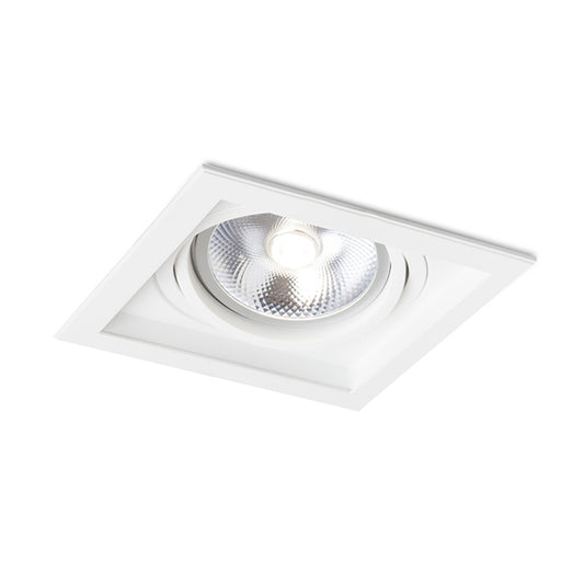 RENDL recessed light GRANADA SQ  white  230V LED G53 15W R12707 1