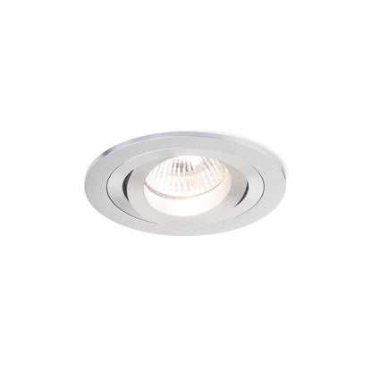RENDL recessed light PASADENA GU10 R recessed  brushed aluminum 230V LED GU10 7W R12708 1