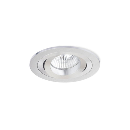 RENDL recessed light PASADENA GU10 R recessed  brushed aluminum 230V LED GU10 7W R12708 5