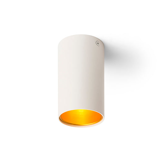 RENDL surface mounted lamp TUBA ceiling matte white/gold  230V LED GU10 7W R12745 1