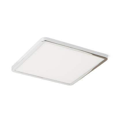 RENDL recessed light HUE SQ 22 recessed chrome 230V LED 24W 3000K R12787 3