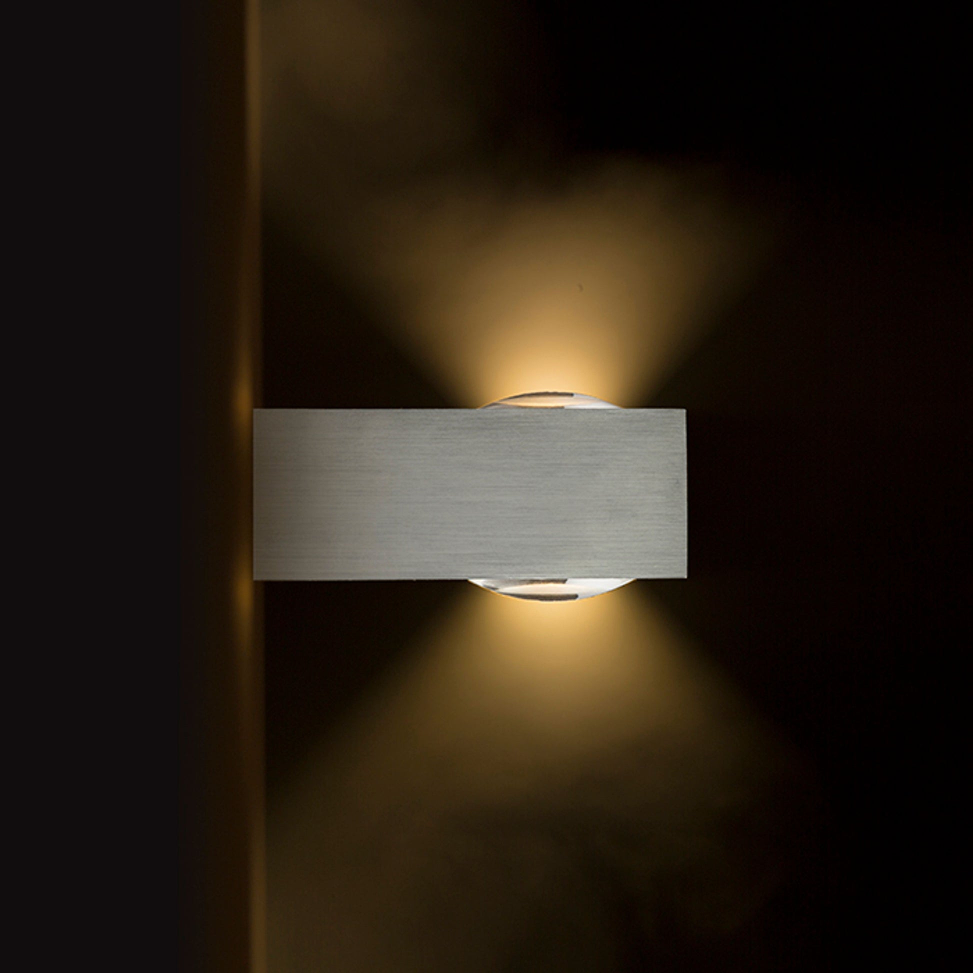 RENDL outdoor lamp KORSO II wall  brushed aluminum 230V LED 2x3W 120° IP54  3000K R12831 4