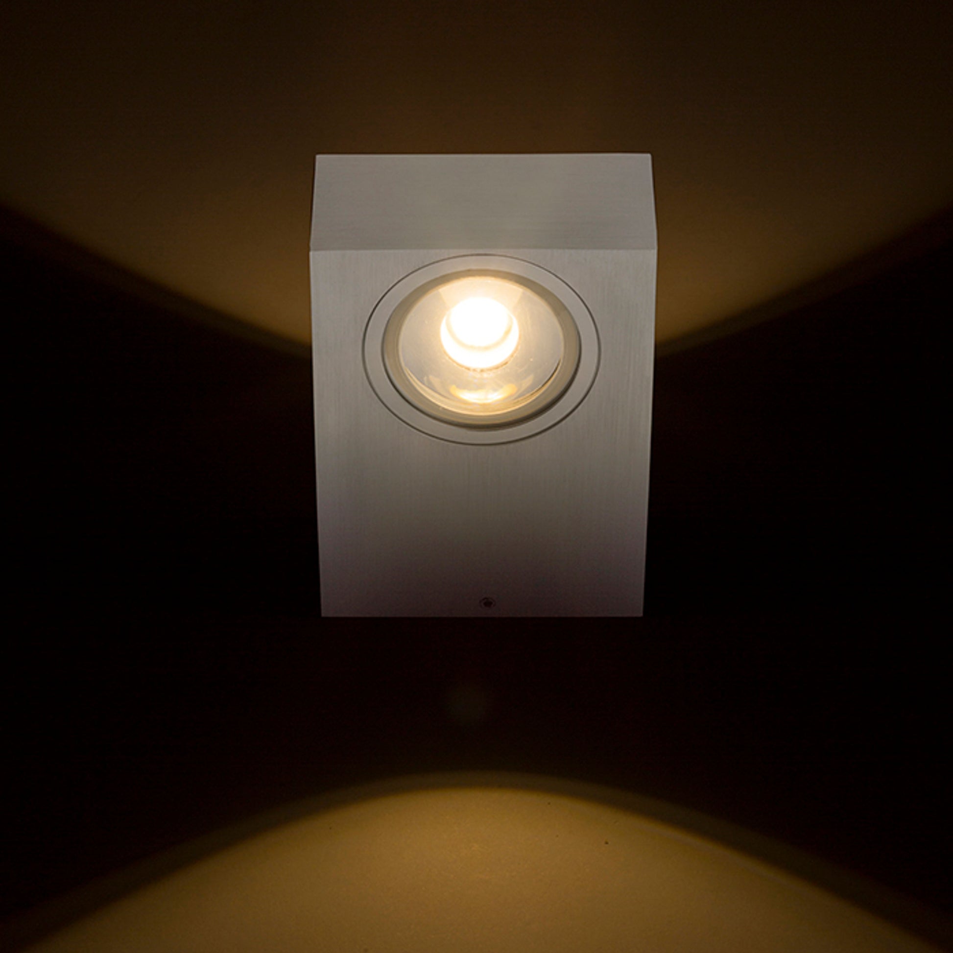 RENDL outdoor lamp KORSO II wall  brushed aluminum 230V LED 2x3W 120° IP54  3000K R12831 6
