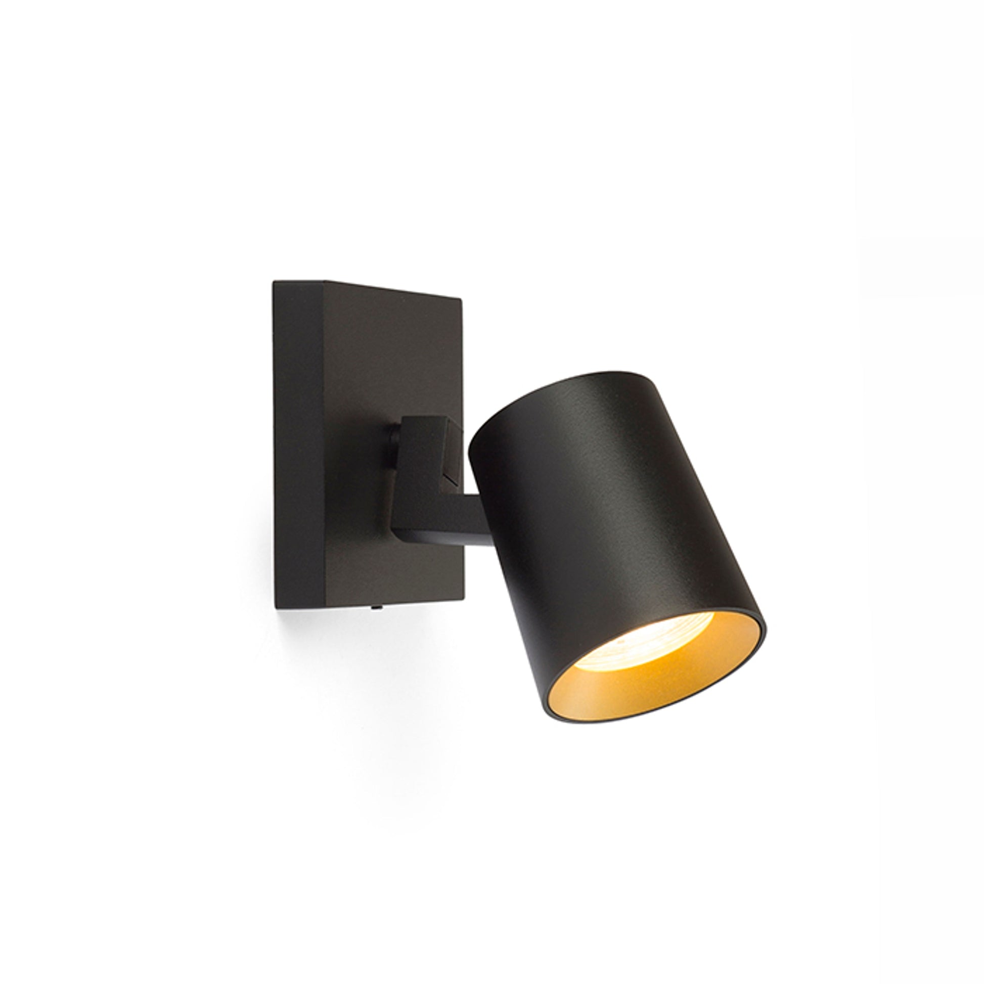 RENDL spotlight KENNY I surface mounted black/gold  230V LED GU10 8W R12914 2
