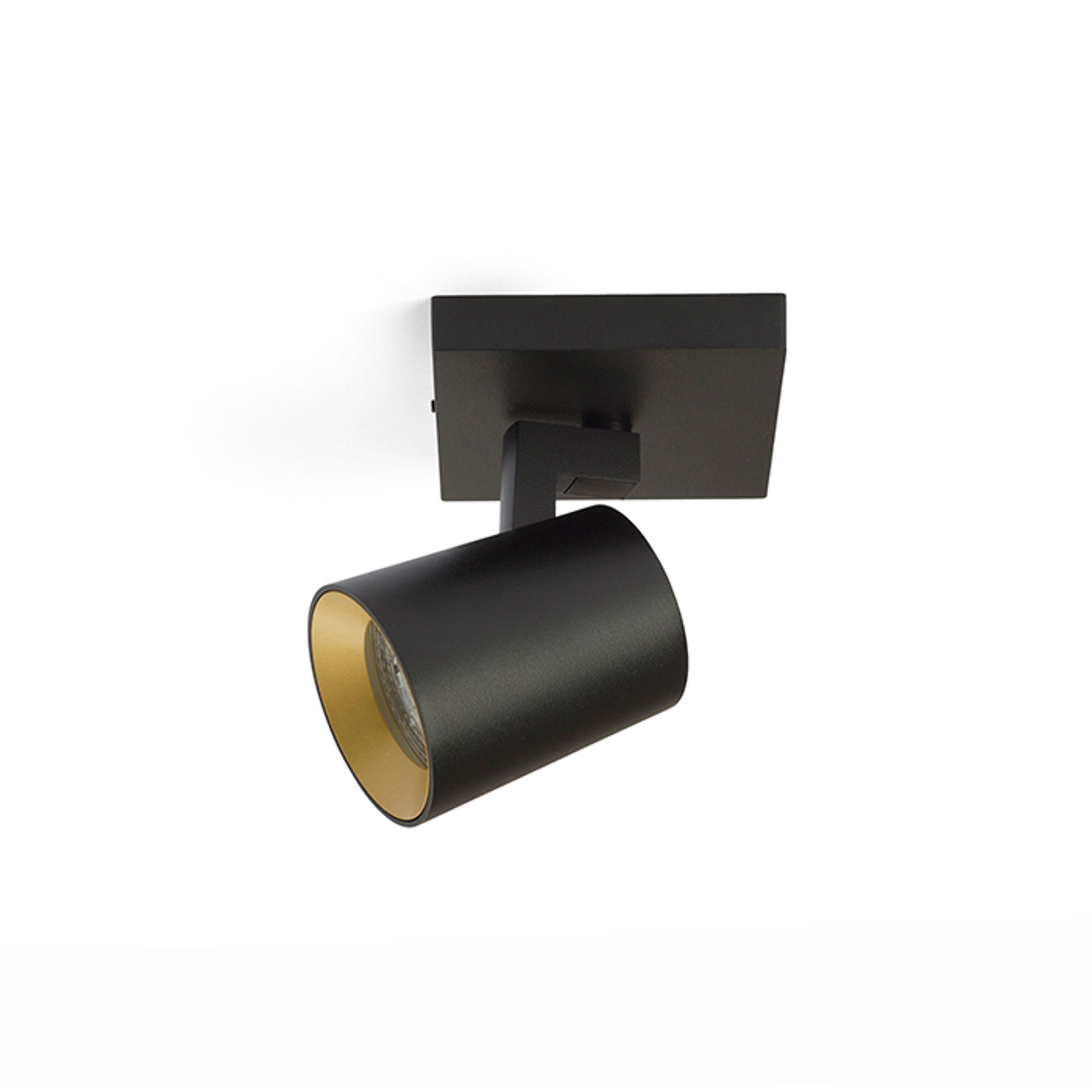 RENDL spotlight KENNY I surface mounted black/gold  230V LED GU10 8W R12914 3