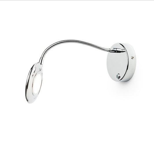 RENDL Outlet FLAP wall  chrome 230V LED 4.2W 120°  3000K R12943 1