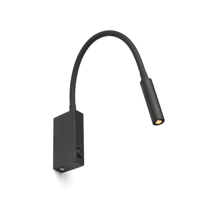 RENDL spotlight EKE wall black 230V LED 3W 60° 3000K R12945 4
