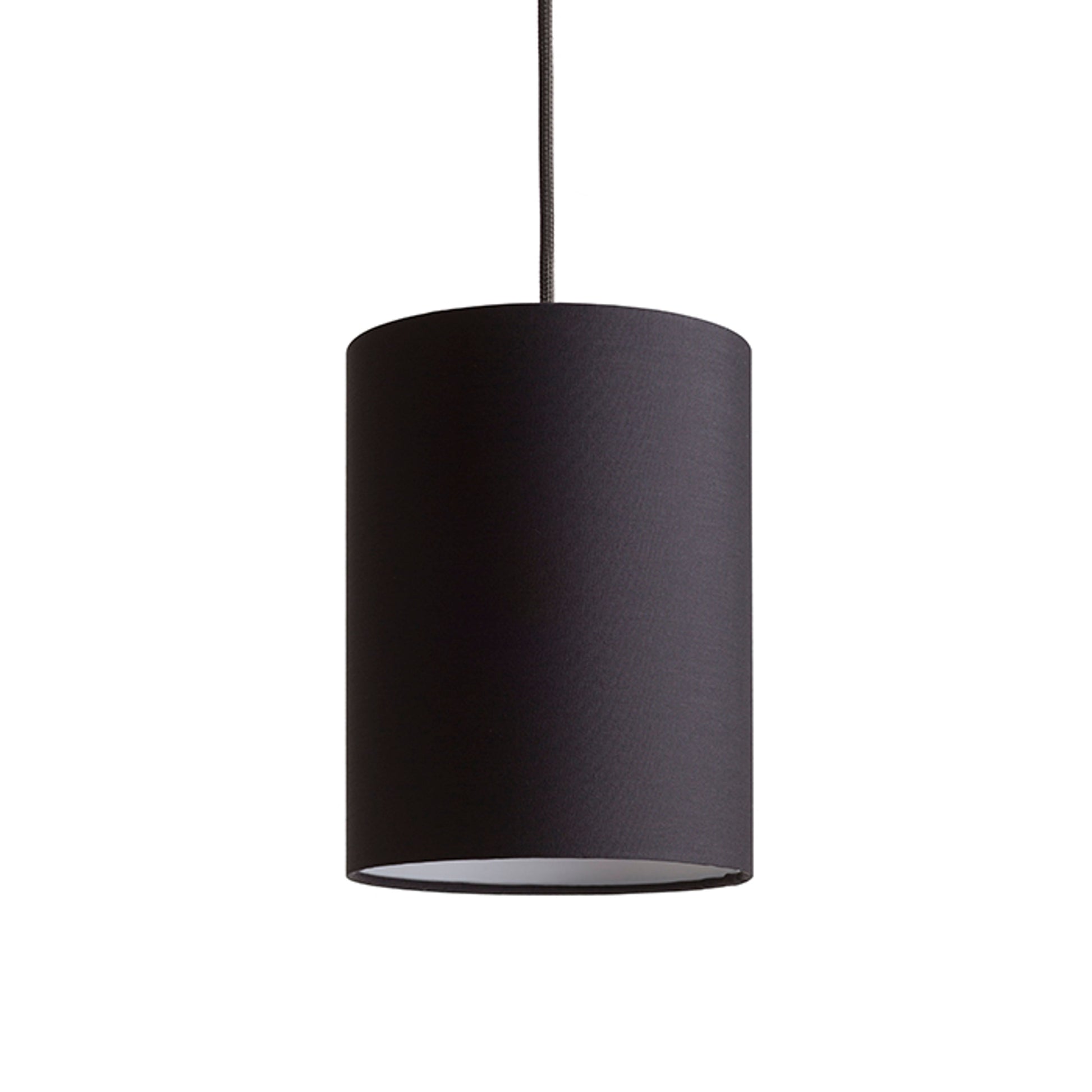 RENDL shades, shade bases, pendent sets RON 15/20 shade Polycotton black/white PVC max. 28W R13049 4