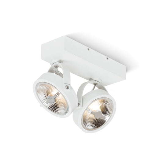 RENDL spotlight KELLY LED II DIMM wall white 230V LED 2x12W 24° 3000K R13106 1