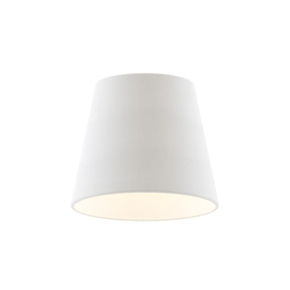 RENDL shades, shade bases, pendent sets NIZZA 18/15 shade Polycotton white/white PVC max. 28W R13113 1