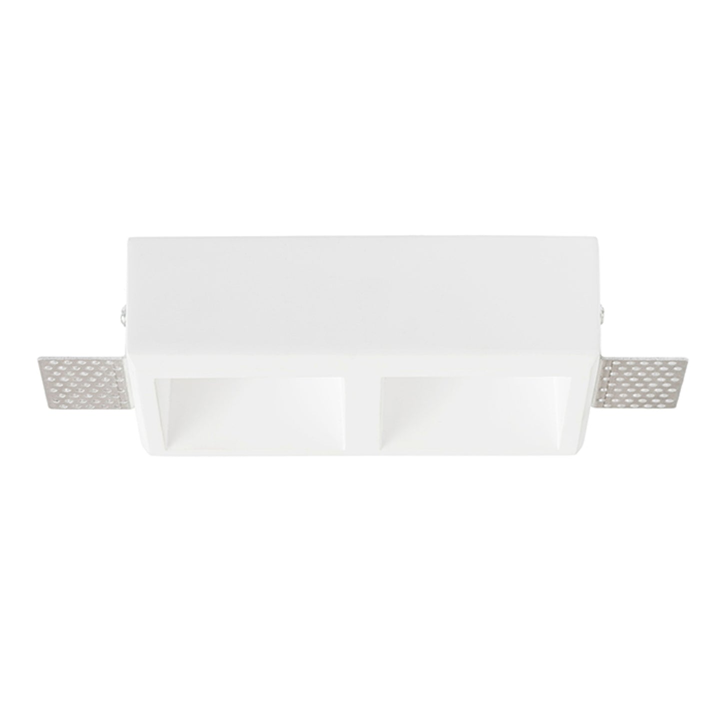 RENDL recessed light QUO SQ II recessed  plaster 230V LED GU10 2x8W R13126 6