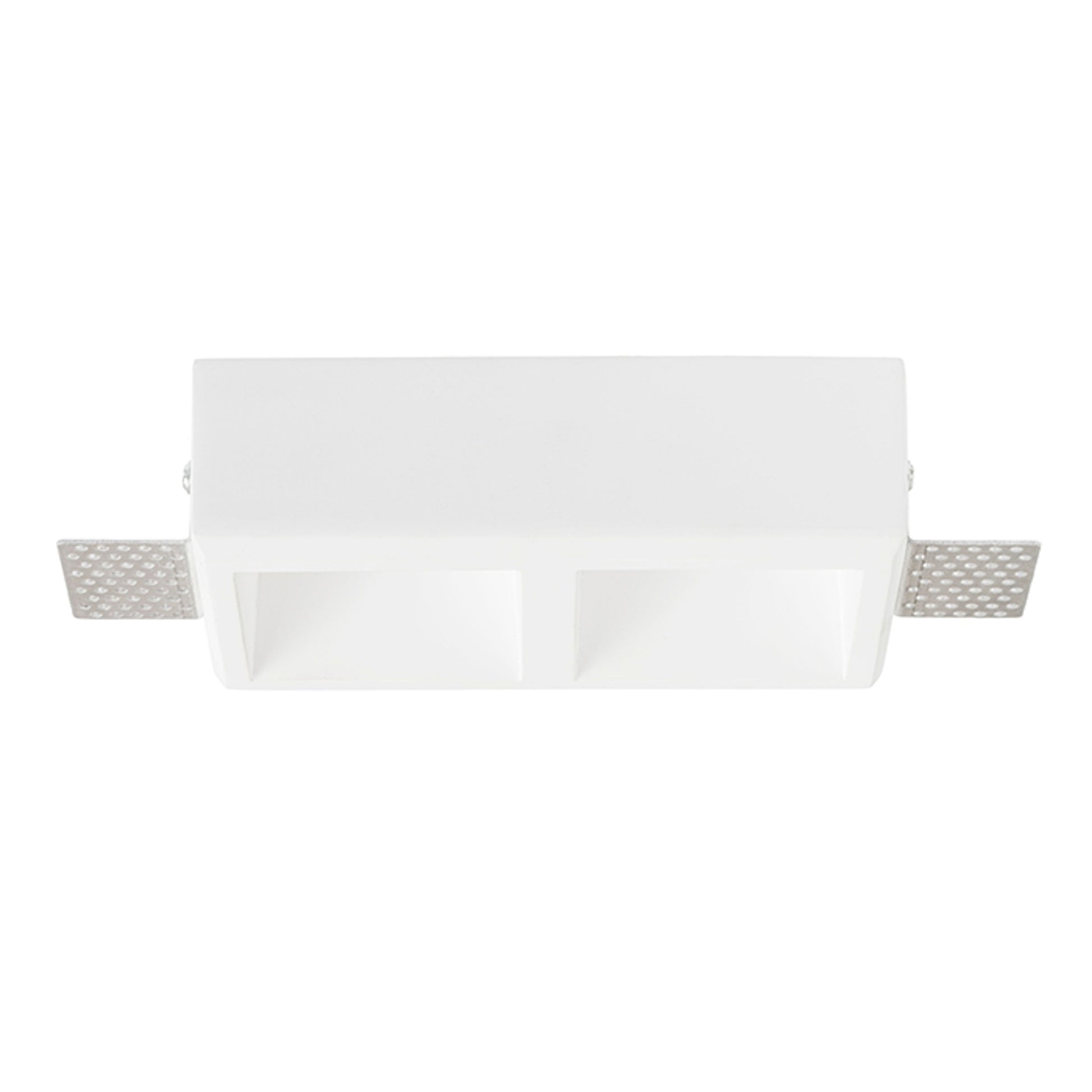RENDL recessed light QUO SQ II recessed  plaster 230V LED GU10 2x8W R13126 6