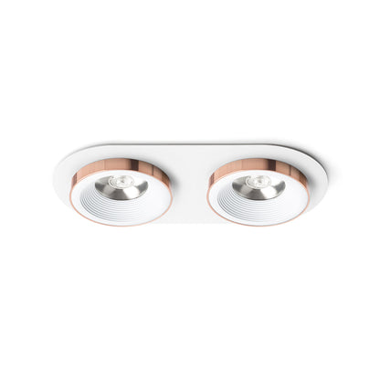 RENDL recessed light SHARM R II recessed white copper 230V LED 2x10W 24° 3000K R13240 1