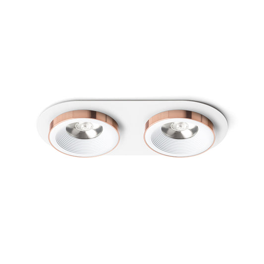 RENDL recessed light SHARM R II recessed white copper 230V LED 2x10W 24° 3000K R13240 1