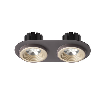 RENDL recessed light SHARM R II recessed pearl gold/brown 230V LED 2x10W 24° 3000K R13241 2