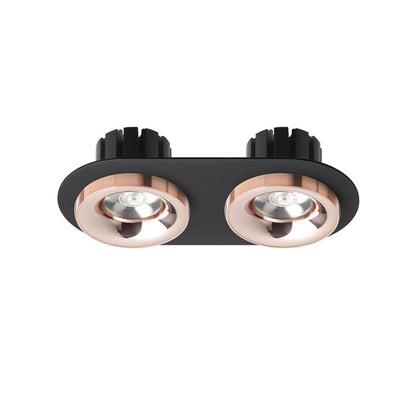 RENDL recessed light SHARM R II recessed black copper/copper 230V LED 2x10W 24° 3000K R13243 2