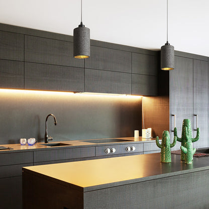 RENDL pendant lamp CAMINO pendant  cement 230V LED E27 15W R13297 3