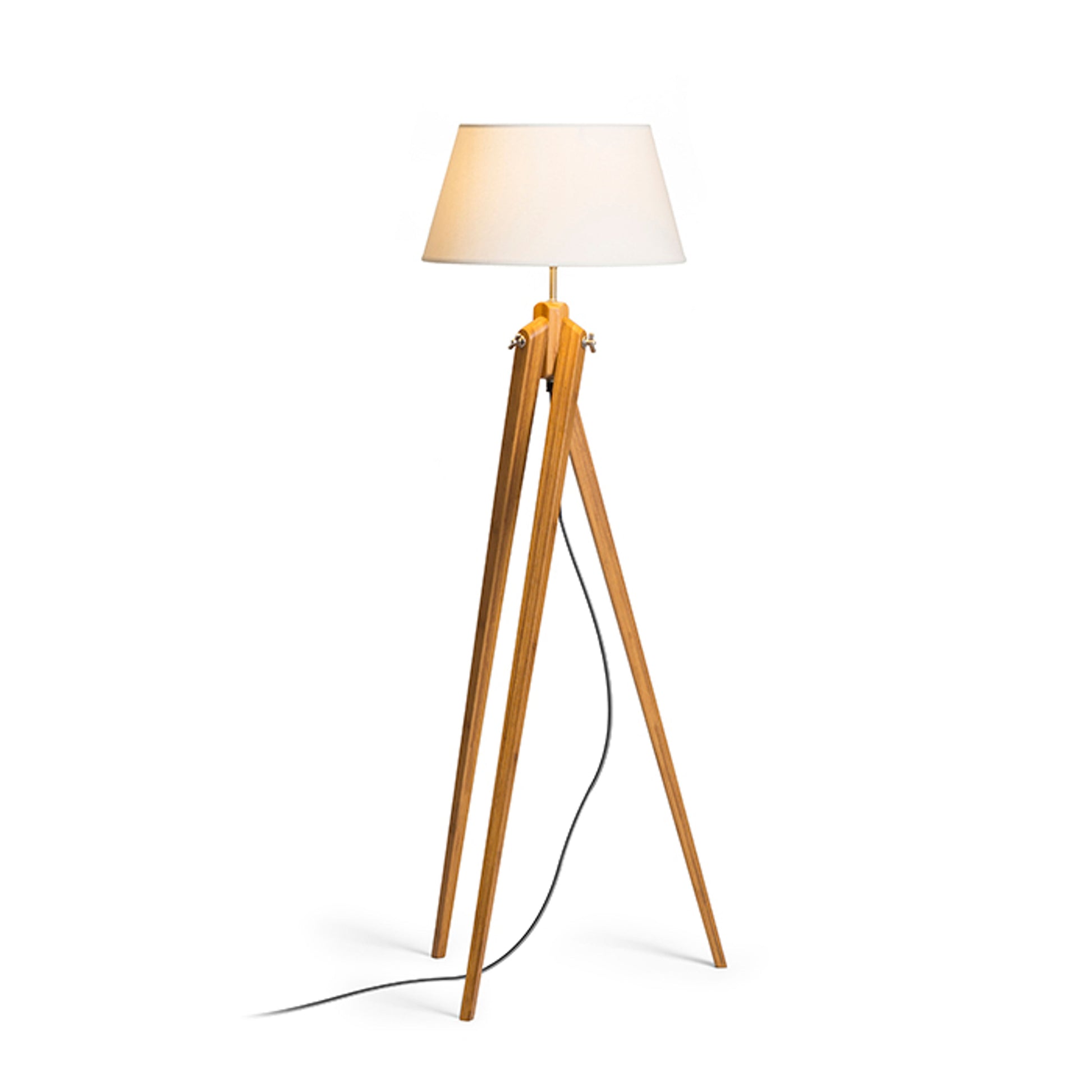 RENDL shades, shade bases, pendent sets AMBITUS floor base  bamboo 230V LED E27 15W R13304 5