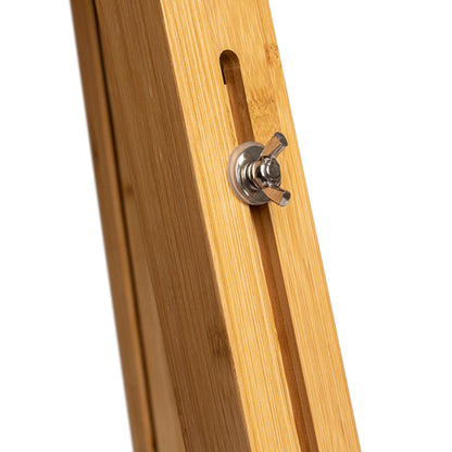 RENDL shades, shade bases, pendent sets ALVIS floor base  bamboo/chrome 230V LED E27 15W R13340 5